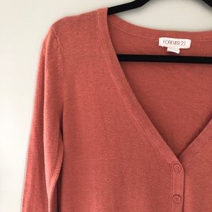 Burnt Orange Cardigan
